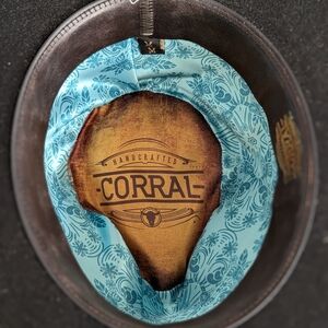 Corral Black Fashion Hat Western